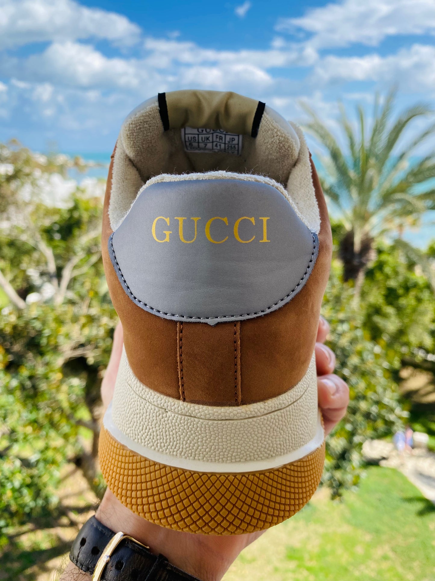 Gucci Screener GG Sneaker Brown