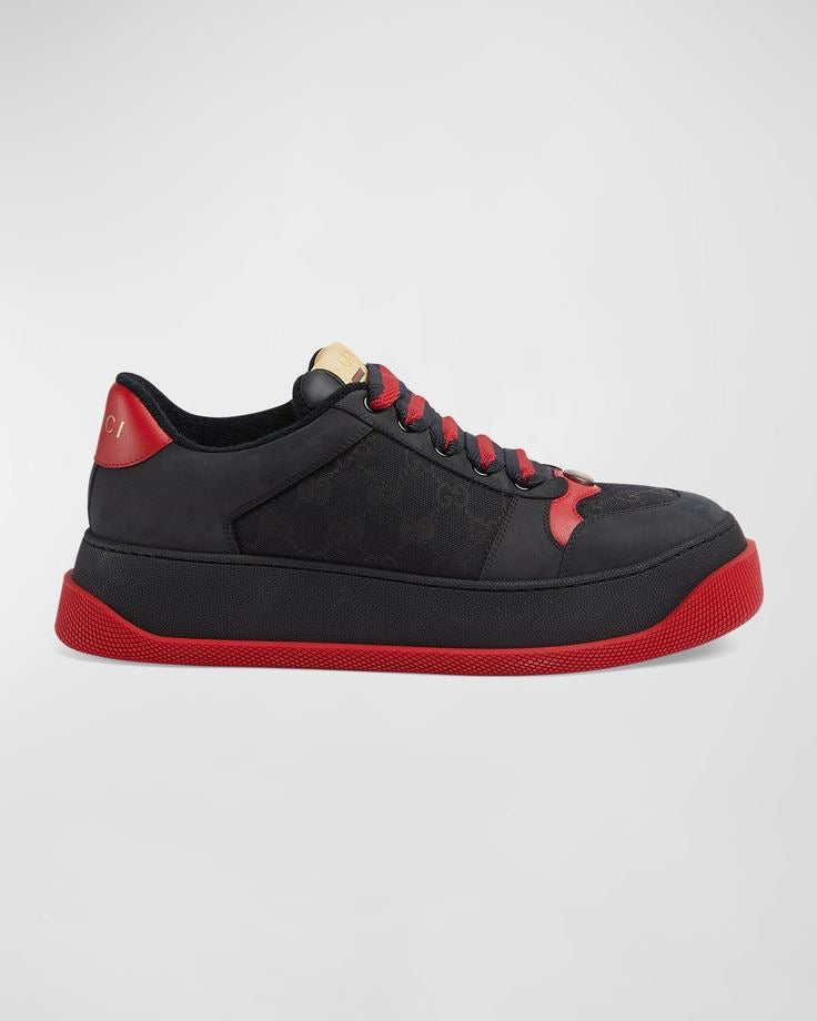 Gucci Sneaker Black Red 750048-Fab39-1058